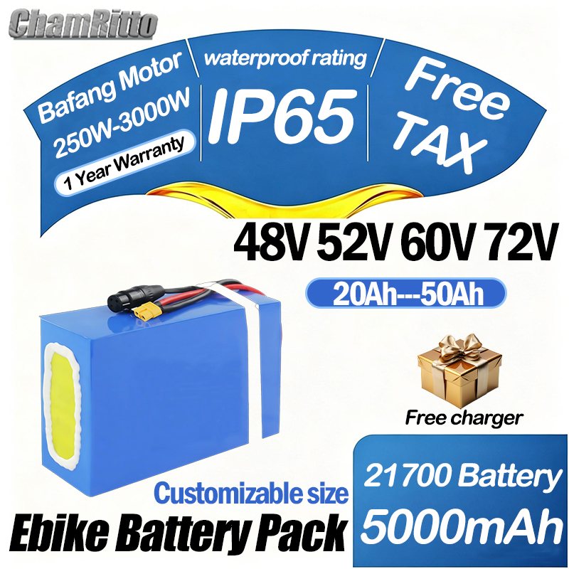 60V 50Ah Electric Scooter Battery - Bateria de bicicleta elétrica 60V 72V