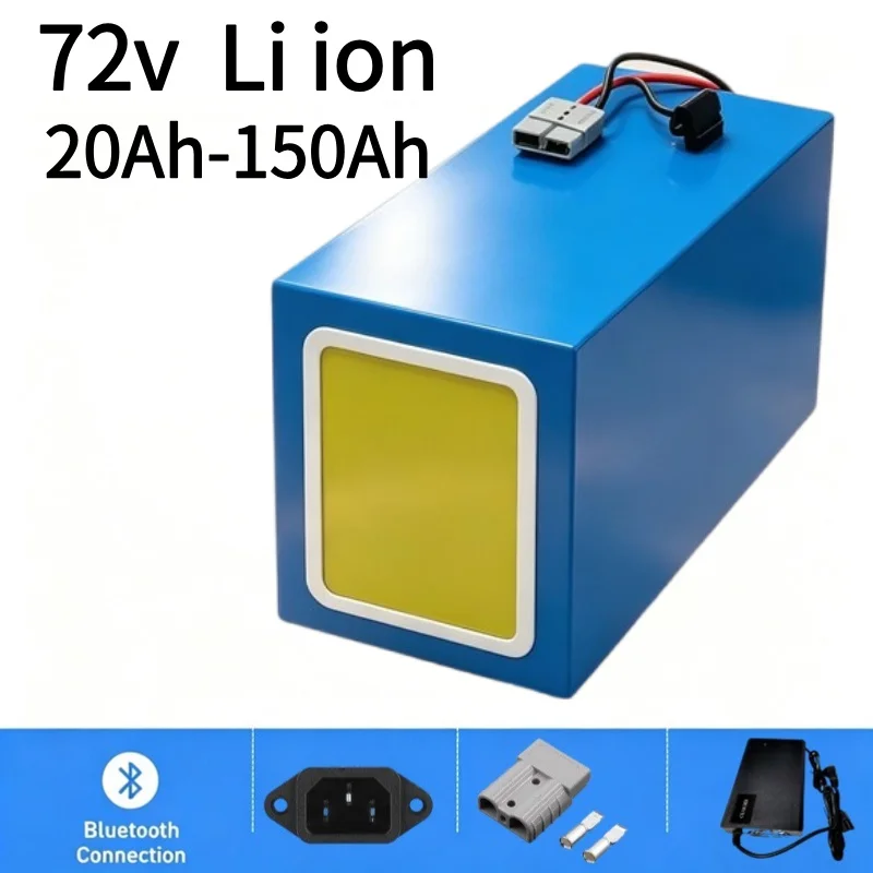 72V 40Ah Lifepo4 Battery Pack - Bateria de Íon de Lítio LiPo
