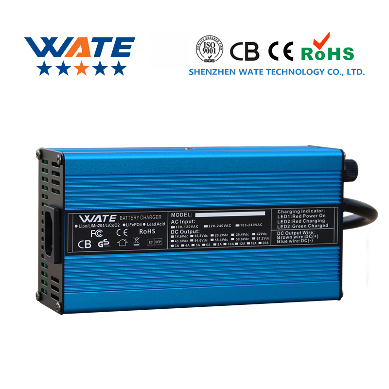 84V 20A Smart Charger - Carregador 67,2V 8A, caixa de alumínio