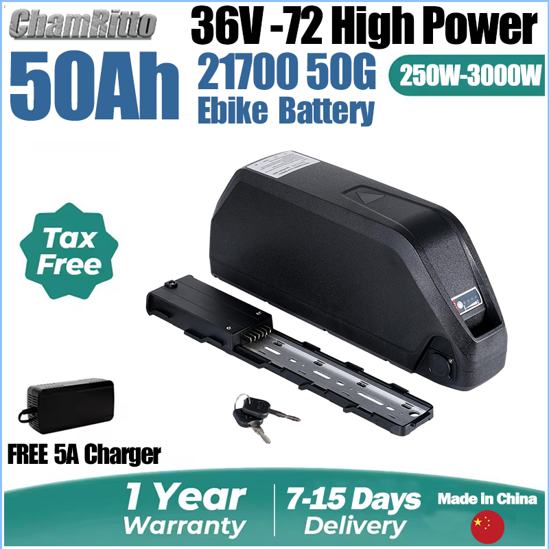 60V 50Ah Electric Scooter Battery - Bateria para Bicicleta Elétrica 48V 30AH