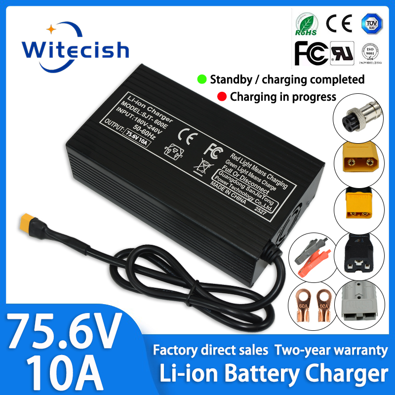 84V 20A Smart Charger - Carregador 75.6v 10a usd para 66.6v