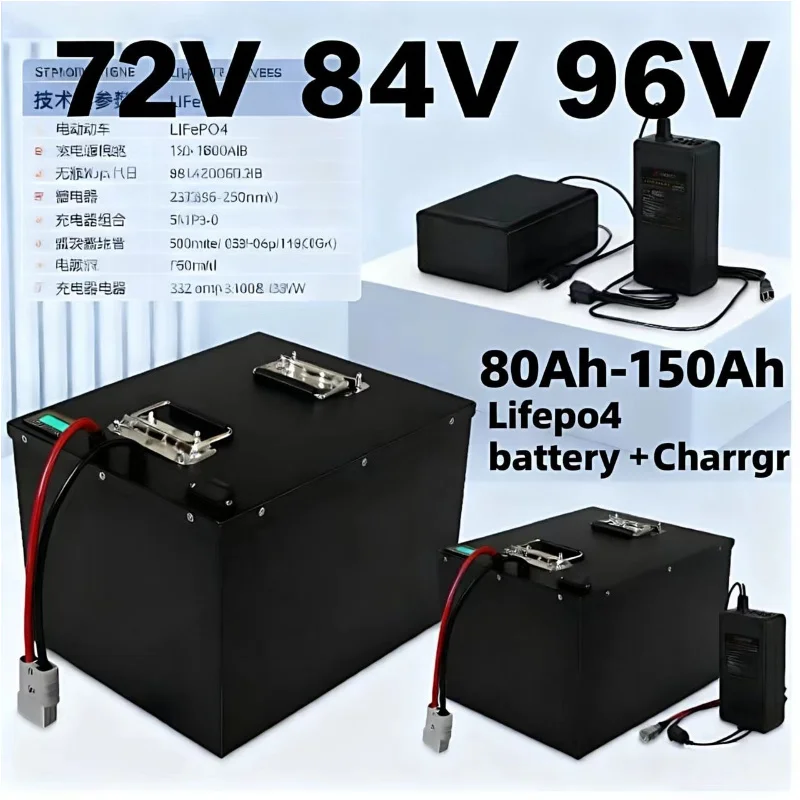 Bateria lifepo4 com bms 72v 84 - 72V 40Ah Lifepo4 Battery Pack avaliação e preço