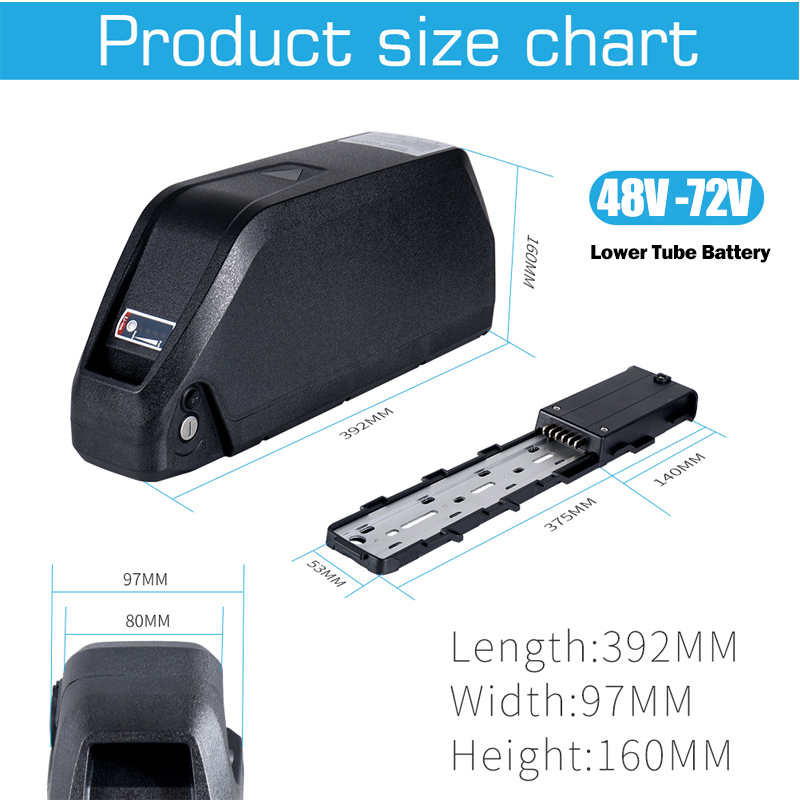 Bateria para Bicicleta Elétric - 60V 50Ah Electric Scooter Battery avaliação e preço